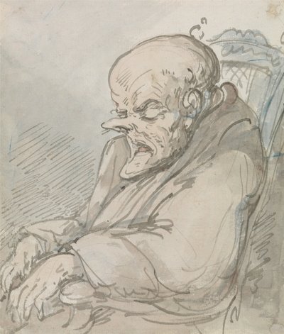 Portrait of an Old Man by Thomas Rowlandson